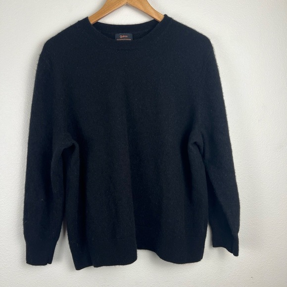 Quince Sweaters - Quince pullover Sweater Womens Size 3X Black Crew Neck Cashmere Quiet Luxury